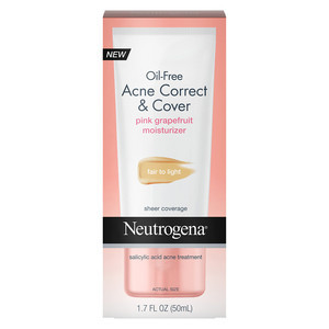 Neutrogena Oil-Free Acne Correct & Cover Pink Grapefruit Moisturizer