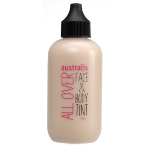 Find perfect skin tone shades online matching to Light, All Over Face & Body Tint by Australis.