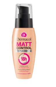 Find perfect skin tone shades online matching to 1.0, Matt Control Make-Up by Dermacol.