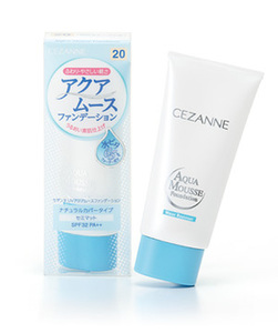Find perfect skin tone shades online matching to Healthy Ochre 30, UV Aqua Mousse Foundation by CEZANNE.