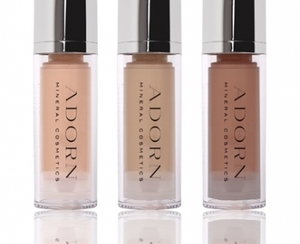 Find perfect skin tone shades online matching to Fair, Liquid Mineral Foundation by Adorn.