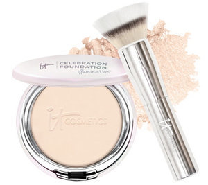 Find perfect skin tone shades online matching to Medium Tan, Celebration Foundation Illumination by IT Cosmetics.