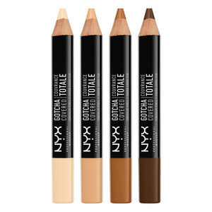 Find perfect skin tone shades online matching to Deep Golden, Gotcha Covered Concealer Pencil by NYX.