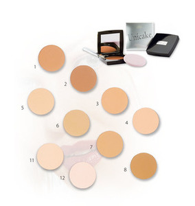 Find perfect skin tone shades online matching to 3, Unicake Oil-Free Silky Powder Foundation by Karaja Makeup.