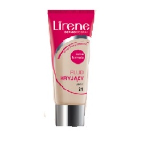 Find perfect skin tone shades online matching to Natural 22, Covering Fluid Foundation / Fluid Kryjacy by Lirene.