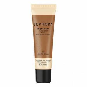 Find perfect skin tone shades online matching to 35 Bronze, Bright Future Skin Tint by Sephora.