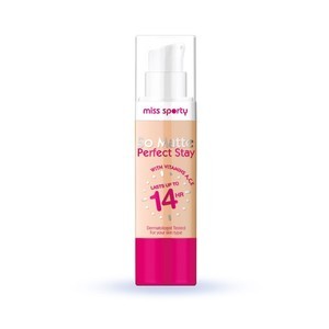 Find perfect skin tone shades online matching to 002 Light, Perfect Stay Foundation by Miss Sporty.