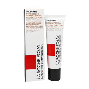 Find perfect skin tone shades online matching to 11 Light Beige, Toleriane Corrective Liquid Foundation by La Roche Posay.