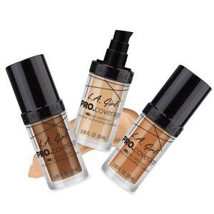 Find perfect skin tone shades online matching to GLM647 Warm Beige, HD Pro Coverage Illuminating Foundation by L.A. Girl.