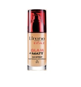 Find perfect skin tone shades online matching to Natural 02, Ideale Glam & Matt Duo Effect Foundation by Lirene.