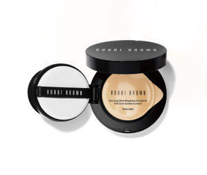 Find perfect skin tone shades online matching to Light to Medium, Skin Long-Wear Weightless Foundation Full Cover Cushion by Bobbi Brown.