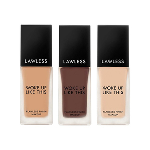Find perfect skin tone shades online matching to Kalahari, Woke Up Like This Foundation by Lawless.