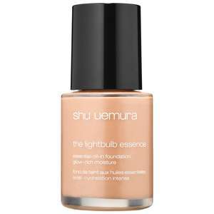 Find perfect skin tone shades online matching to 584 Fair Sand, The Lightbulb Essence Essential-Oil-In Foundation by Shu Uemura.