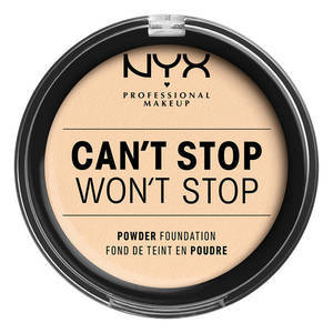 Find perfect skin tone shades online matching to Mahogany, Can't Stop Won't Stop Powder Foundation by NYX.