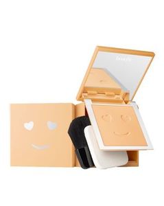 Find perfect skin tone shades online matching to 08 - Tan Warm, Hello Happy Velvet Powder Foundation  by Benefit Cosmetics.