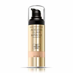 Find perfect skin tone shades online matching to 30 Porcelain, Ageless Elixir Miracle Foundation by Max Factor.