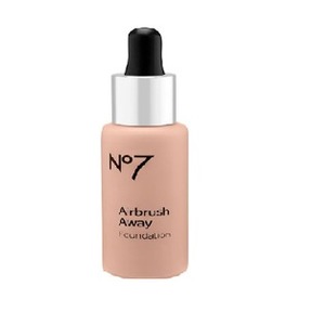 Find perfect skin tone shades online matching to Warm Sand, Airbrush Away Foundation      by Boots No.7.