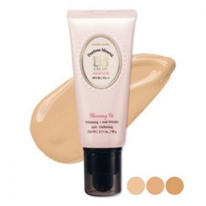 Find perfect skin tone shades online matching to N02 Light Beige, Precious Mineral BB Cream Blooming Fit by Etude House.