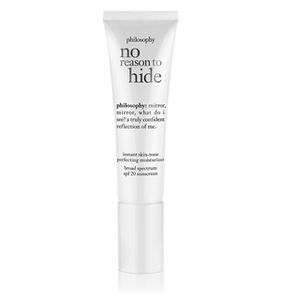 Find perfect skin tone shades online matching to Medium, No Reason To Hide Instant Skin-Tone Perfecting Moisturizer by Philosophy.