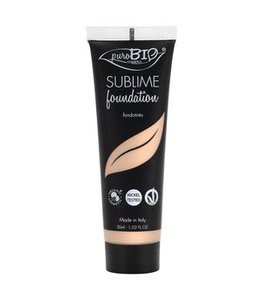 Find perfect skin tone shades online matching to 02, Sublime Liquid Foundation by PuroBio Cosmetics.