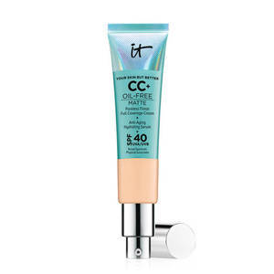 Find perfect skin tone shades online matching to Medium Tan (Golden Beige), Your Skin But Better CC+ Cream Oil-Free Matte with SPF 40 by IT Cosmetics.