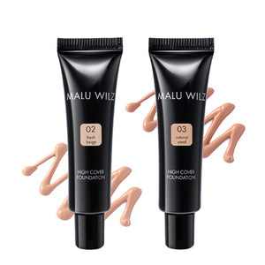 Find perfect skin tone shades online matching to 03 Natural Sand, High Cover Foundation by Malu Wilz.