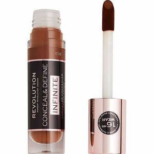 Find perfect skin tone shades online matching to C13.5, Conceal and Define Infinite Longwear Concealer by Revolution Beauty.