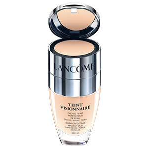Find perfect skin tone shades online matching to 010 Beige Porcelaine, Teint Visionnaire Skin Perfecting Makeup Duo by Lancome.