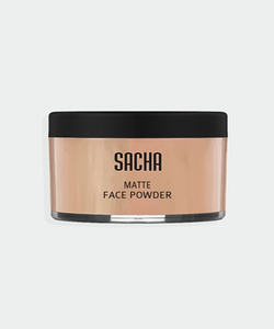 Find perfect skin tone shades online matching to Nude Beige, Matte Face Powder (Loose Face Powder) by Sacha Cosmetics.