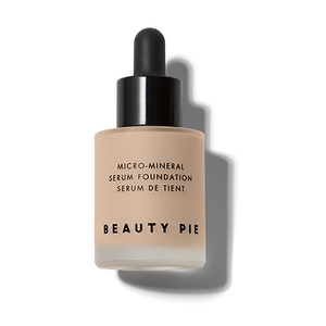 Find perfect skin tone shades online matching to 500 Sand, Micro-Mineral Serum Foundation by Beauty Pie.