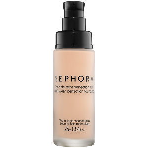 Find perfect skin tone shades online matching to 65 Deep Dark Ebony (N), 10HR Wear Perfection Foundation by Sephora.
