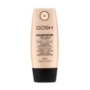 Find perfect skin tone shades online matching to 002 Ivory, Foundation Plus+ by Gosh.