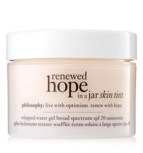 Find perfect skin tone shades online matching to 6.5 Tan, Renewed Hope in a Jar Skin Tint by Philosophy.