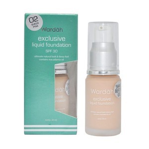 Find perfect skin tone shades online matching to 03 Sandy Beige, Exclusive Liquid Foundation by Wardah.
