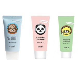 Find perfect skin tone shades online matching to Dark Panda - Brightening (Light Beige), Animal BB Cream (Angry Cat, Dry Monkey & Dark Panda) by Skin79.