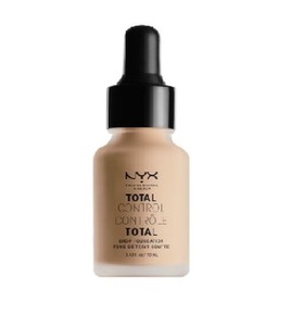 Find perfect skin tone shades online matching to Light, Total Control Drop Foundation by NYX.