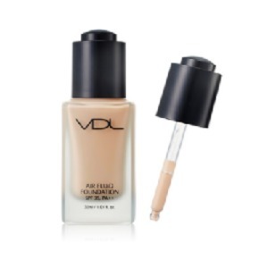 Find perfect skin tone shades online matching to V02, Air Fluid Foundation by VDL.