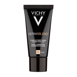Find perfect skin tone shades online matching to 25 Nude, Dermablend Corrective Fluid Foundation by Vichy.