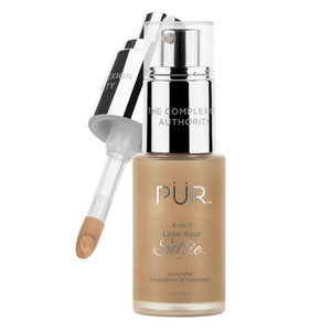 Find perfect skin tone shades online matching to MG3, 4-in-1 Love Your Selfie Longwear Foundation and Concealer by PÜR.