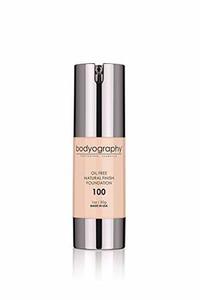 Find perfect skin tone shades online matching to #125 Light (Cool Undertone), Natural Finish Foundation / Oil-Free Natural Finish Make-Up by Bodyography.