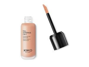 Find perfect skin tone shades online matching to Warm Beige 40, Full Coverage 2-in-1 Foundation and Concealer by Kiko Cosmetics.