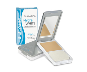 Find perfect skin tone shades online matching to 04 Tan, Hydra White 2-Way Foundation by SilkyGirl.