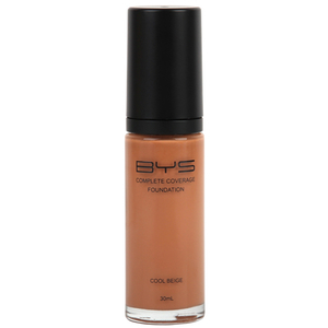 Find perfect skin tone shades online matching to Sand Beige, Complete Coverage Foundation by BYS.