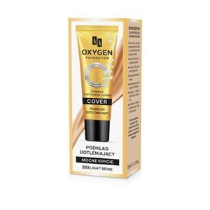 Find perfect skin tone shades online matching to 209 Caramel, Oxygen Foundation / Podklad Dotleniajacy by AA Cosmetics.