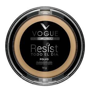 Find perfect skin tone shades online matching to Porcelana, Resist Todo El Dia Polvo by Vogue.