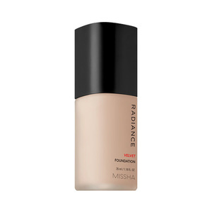 Find perfect skin tone shades online matching to 33 Sand, Radiance Velvet Foundation by Missha.
