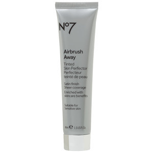 Find perfect skin tone shades online matching to Light, Airbrush Away Tinted Skin Perfector by Boots No.7.