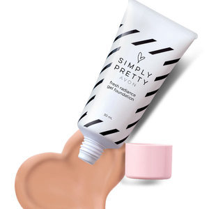 Find perfect skin tone shades online matching to Natural Beige, Simply Pretty Fresh Radiance Gel Foundation by Avon.