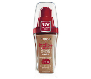 Find perfect skin tone shades online matching to Natural Ivory, Infallible Advanced Never Fail Makeup by L'Oreal Paris.
