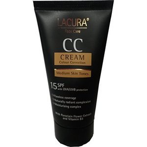 Find perfect skin tone shades online matching to Light, CC Cream by LACURA Beauty.
